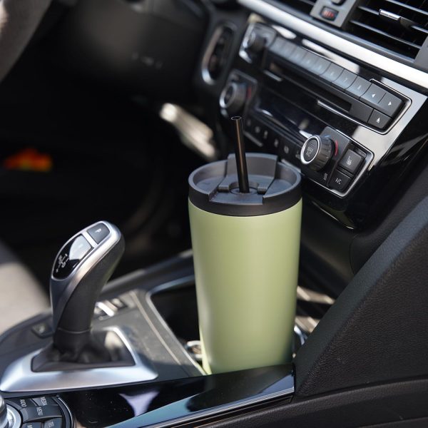 Konokyo Insulated Tumbler Stainless Steel Vacuum ArmyGreen-6