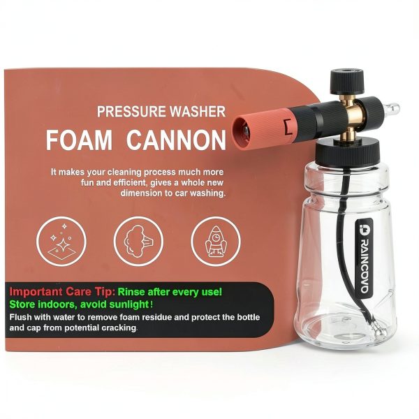 Raincovo Foam Cannon Pressure Washer Stainless Steel-1