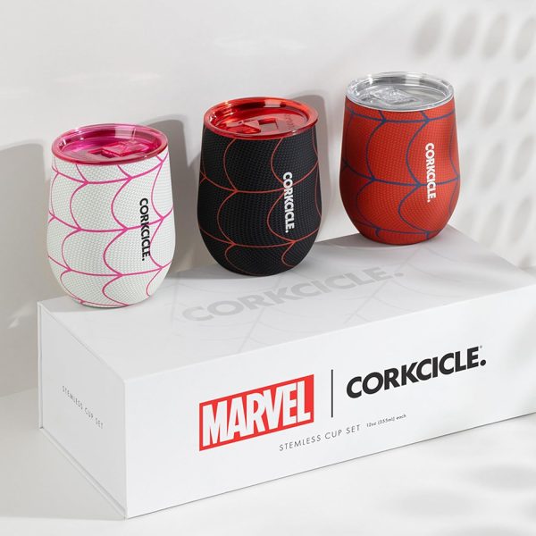 Corkcicle Spiderman Tumbler Set Insulated Stainless Steel-7
