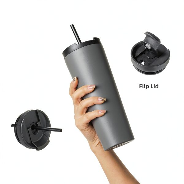 Konokyo Insulated Tumbler Stainless Steel Vacuum Gray-3