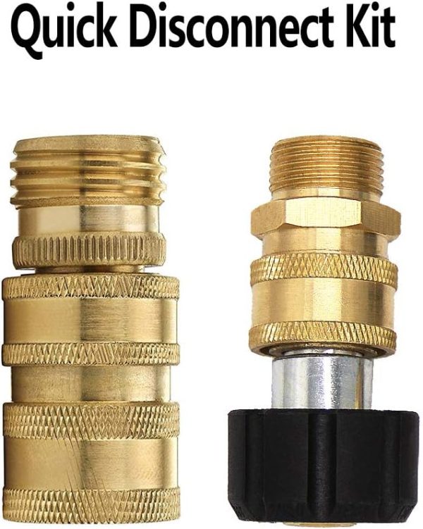 Twinkle Star Pressure Washer Couplers Brass Stainless Steel-4