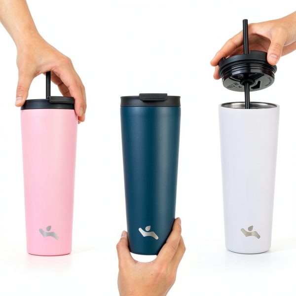 Konokyo Insulated Tumbler Stainless Steel Vacuum Gray-4
