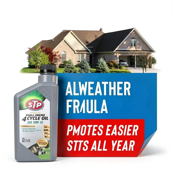 STP 10W-30 Small Engine Oil Synthetic Blend Universal Fit-2