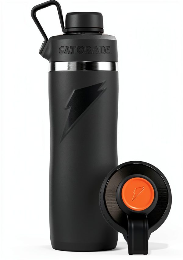 Gatorade Overtime Stainless Steel Water Bottle Twist Cap-0