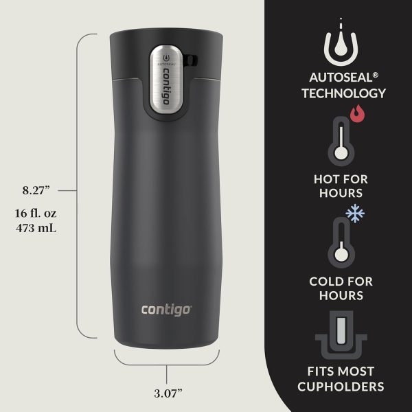 Contigo Autoseal Travel Mug Stainless Steel Leakproof-4