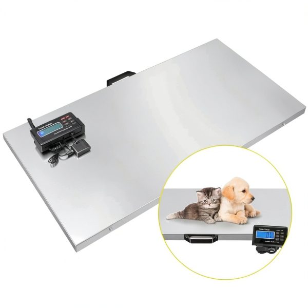 Pet Scale HeavyDuty 1100lb Stainless Steel-1