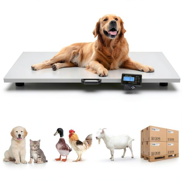 Pet Scale HeavyDuty 1100lb Stainless Steel-3
