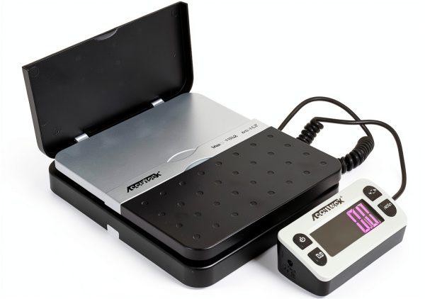 ACCUTECK Postal Scale Black Foldable Counter Scale Model W-8580-110-1