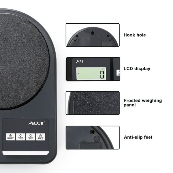 PT1 High Precision Postal Scale 25lb 0.1oz Digital Shipping Scale-1