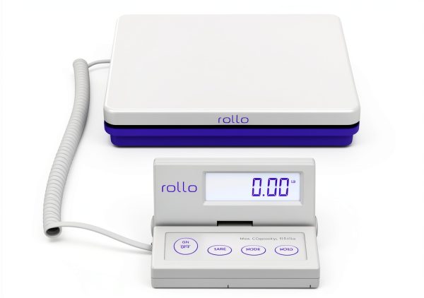 Digital Shipping Scale Rollo ROLLO-SCALE 110lb Capacity Hold and Tare-0