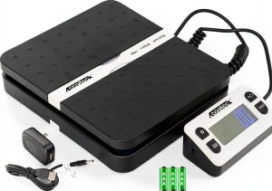 ACCUTECK Postal Scale Black Foldable Counter Scale Model W-8580-110-0