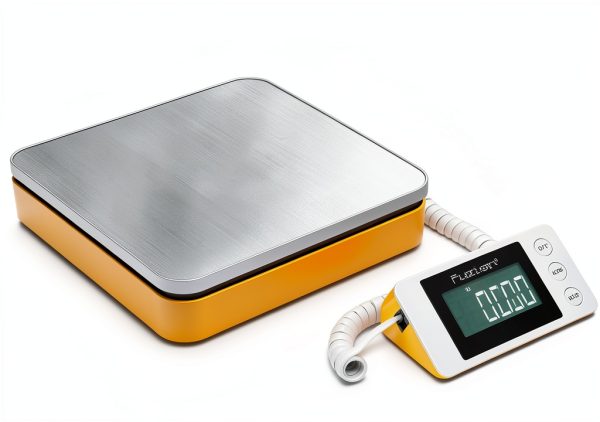 Fuzion Postal Scale 110lb Handheld Counter Scale Orange White-2