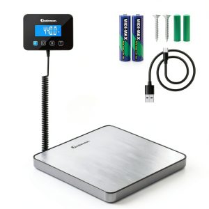 Postal Scale ScaleTech 440 lb Capacity Digital Scale with USB-C Power-0