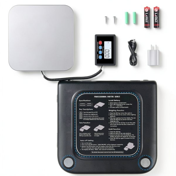 Postal Scale LiftX Digital 440lb Capacity Lightweight ABS Build-5