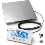 ACNHLI 440lb Digital Kitchen Scale Stainless Steel Portable-0