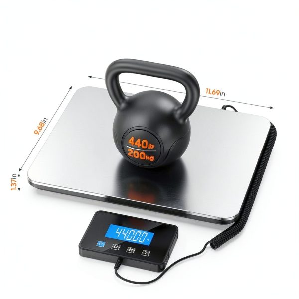 Digital Postal Scale ScalePro 2410502 0.1‑440 lb Capacity Accuracy-2