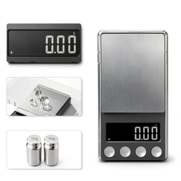 Digital Coin Scale YONCON-24443 Precision Pocket Scale-1