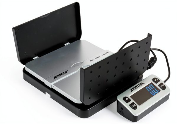 ACCUTECK Postal Scale Black Foldable Counter Scale Model W-8580-110-2