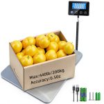 Digital Postal Scale ScalePro 2410502 0.1‑440 lb Capacity Accuracy-0