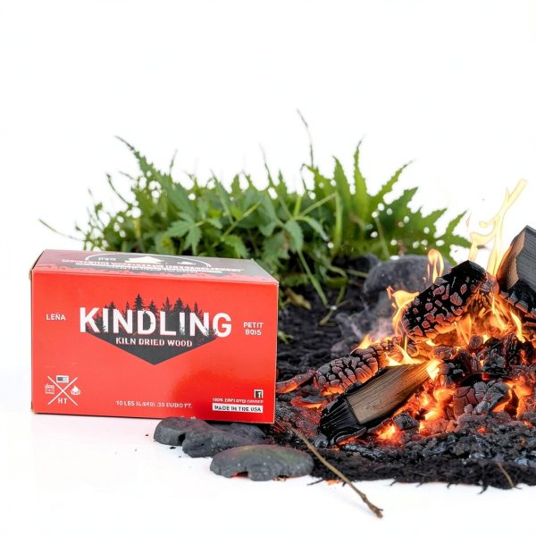 Kindling Wood 10lb Fire Starters North Woods Natural Charcoal Pack-2