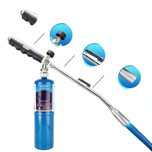 Grill Torch JJGeorge Charcoal Starter Red Alloy Steel 14oz Propane-2