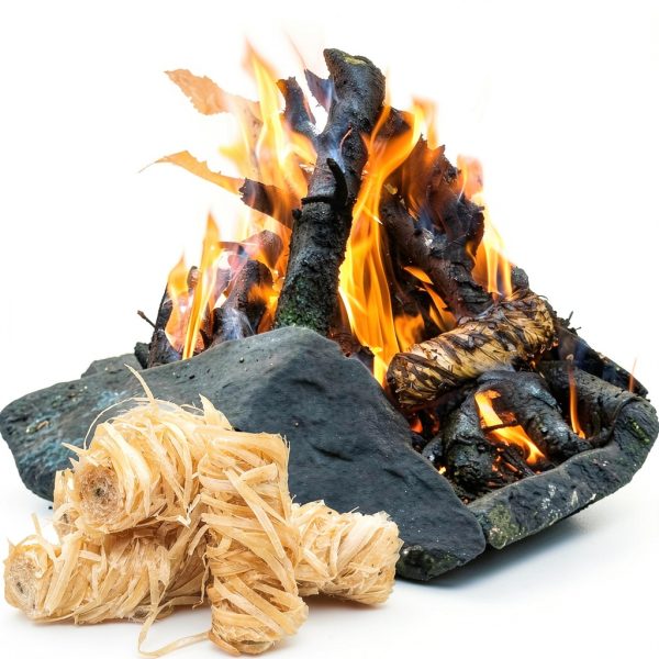 Fire Starters FYSFLYA 110 PCS Campfire Grill BBQ Waterproof Natural-4