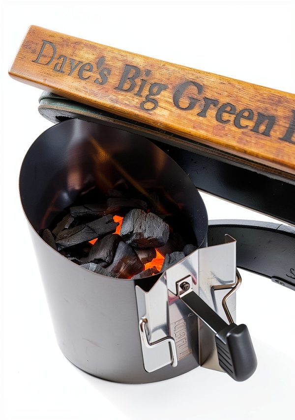 Charcoal Chimney Starter Realcook Double‑Enameled Black Grill Starter-7