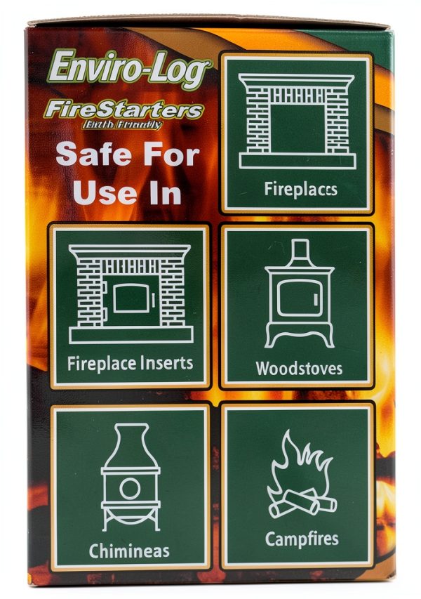 Enviro-Log Firestarters 2 Pack - 48 Starters for Fireplace & Fire Pit-2