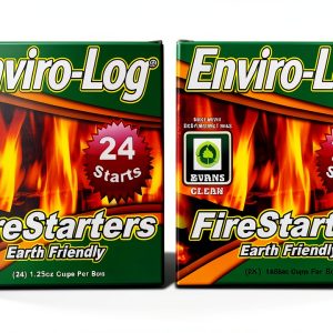 Enviro-Log Firestarters 2 Pack - 48 Starters for Fireplace & Fire Pit-0