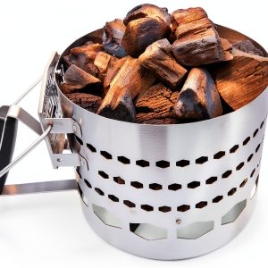 Charcoal Starter Oklahoma Joe's Halftime XL Stainless Steel Briquette-0