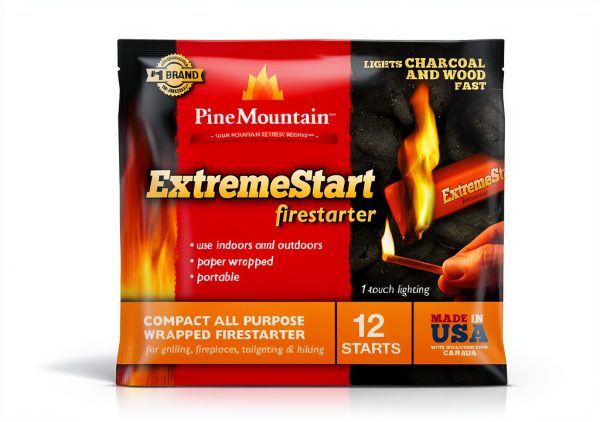 Pine Mountain Firestarters ExtremeStart 12 Wrapped Charcoal Starters-1