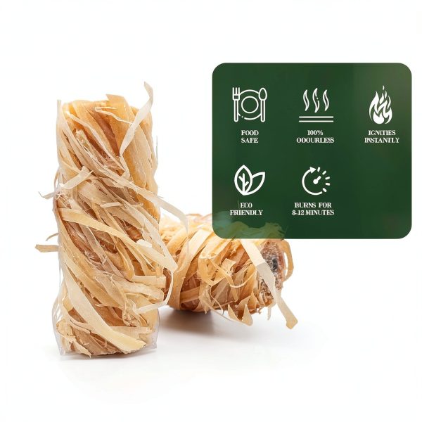 Fire Starters FYSFLYA 110 PCS Campfire Grill BBQ Waterproof Natural-1