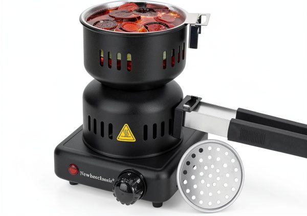 Electric Charcoal Starter 600W NewBeeclassic Stainless Steel Handle-0