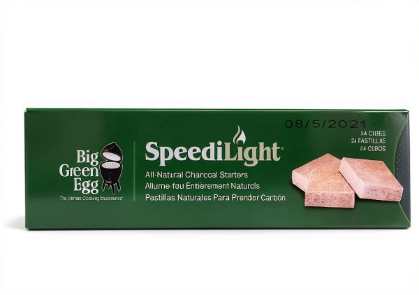 Big Green Egg All Natural Charcoal Starters 24 Cubes 4.6 oz Pack-1
