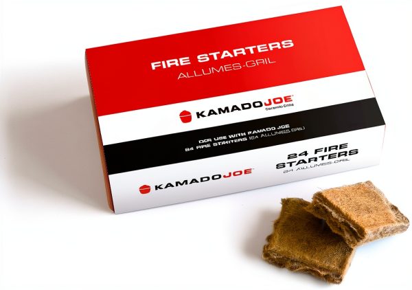 Kamado Joe Pure Paraffin Fire Starters 24 Cube Odorless Smokeless-0