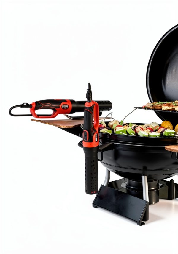 1500W Electric Charcoal Starter EZUVITA 10ft Cable with Air Blower-4