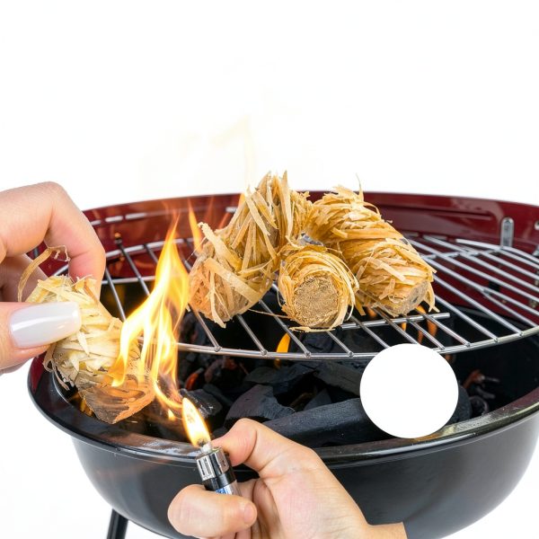 150 PCS Fire Starter for Fireplace, Waterproof - Natural Fire Starters, for BBQ, Pizza Oven, Fire-Pit, Campfires, Camping Charcoal Starter, Quick Light Wood Charcoal Firestarter-2