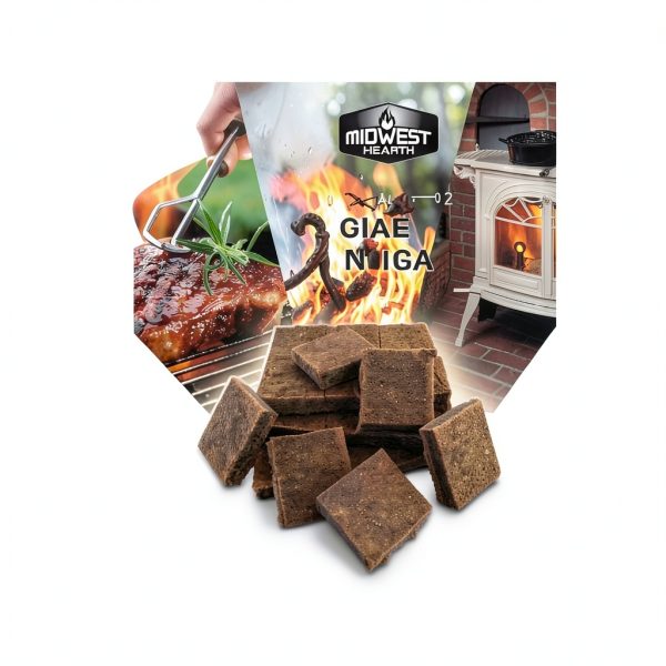 Midwest Hearth Fire Starter Squares Quick-Light (144-count) Made in USA-4