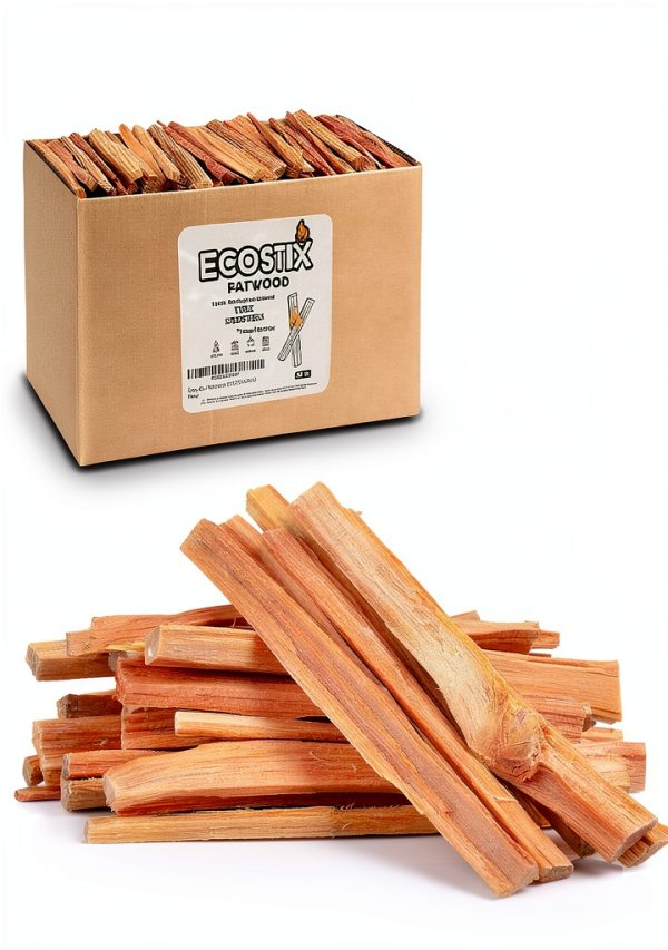 Eco-Stix Fatwood Fire Starter Kindling 10 Lbs Bulk – Natural Resin-5